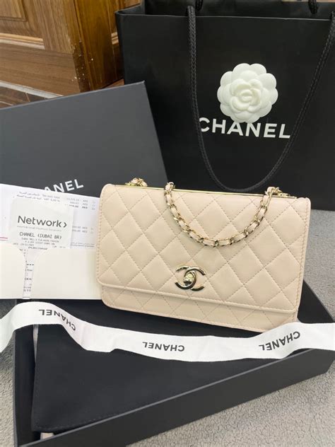 chanel wallet on chain size|chanel trendy wallet on chain.